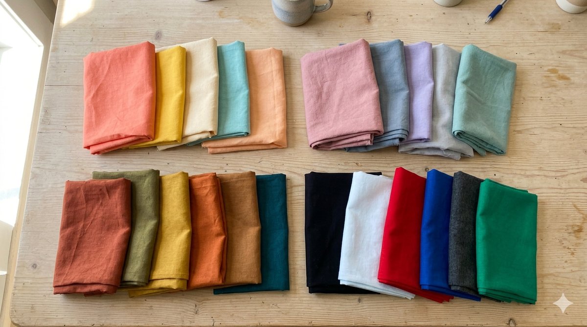Le quattro palette stagionali dell'armocromia: Primavera, Estate, Autunno, Inverno